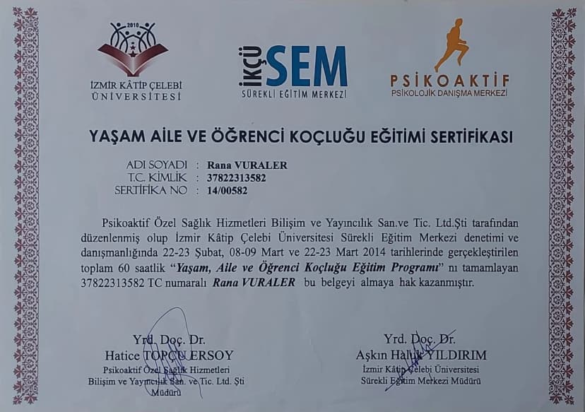 SEM - Yaşam, Aile ve Öğrenci Koçluğu